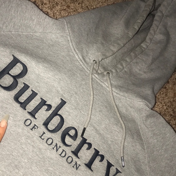Gray Burberry Hoodie! NEW SEASON!